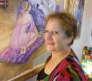 La peintre Thérèse MASSOT sur son itinéraire artistique elle a honoré de sa présence le Pôle Exposition Sud Côte-d'Azur