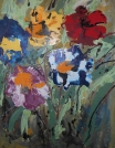 La peintre Gilberte FERRARI va parfois questionner les limites de l'impressionnisme pour créer d'autres lectures de formes et couleurs. 