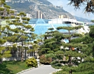 vue du  Grimaldi Forum Monaco à partir du Jardin japonais