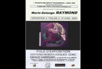 Affiche d'Exposition de Marie-Solange RAYMOND