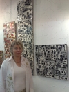 Jacqueline Morandini, peintre, en exposition.