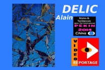  * * * * * * * V I D E O * * * * * * LE PEINTRE  ALAIN DELIC, présentation de l'artiste à PEKIN 2014