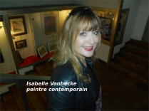 La peintre Isabelle VANHECKE au Pôle Exposition Sud Côte-d'Azur
