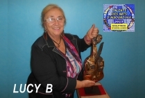 Sculptrice à l'honneur, LUCY B. Une reconnaissance de son mérite avec l'obtention de la Médaille de 