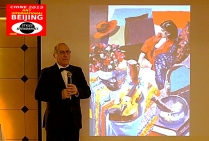 présentation du peintre Jean-Paul SCMITT à PEKIN 2015