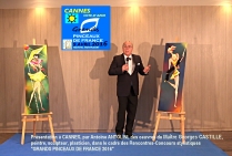 Le peintre, sculpteur, plasticien Georges CASTILLE, obtient à CANNES la prestigieuse récompense de 