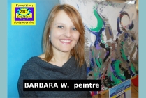 La peintre abstraite BARBARA W. un talent confirmé. Au bout de son pinceau, un univers esthétique exceptionnel