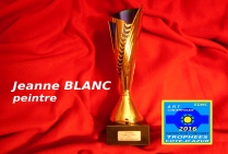 Jeanne BLANC, peintre, Trophée Côte-d'Azur 2016 Art Contemporain