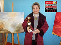 La peintre ACHALEZAY obtient le Trophée 
