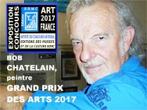 Bob CHATELAIN, peintre, lauréat du Grand Prix des Arts 2017