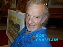 le peintre Bob CHATELAIN