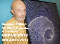 Georges FRANK de CUZEY, peintre, art numérique , a obtenu le Grand Prix des Arts 2017