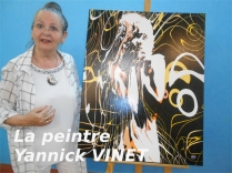 La peintre Yannick VINET