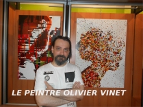 Le peintre Olivier VINET