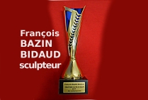 François BAZIN BIDAUD sculpteur Trophée Côte-d'Azur Art Contemporain 2017 