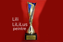 Lili LiLiLUS peintre, illustratrice, graphiste a obtenu le Trophée Côte-d'Azur Art Contemporain 2017