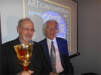 Marc LEJEUNE, Grand Prix de Peinture  et Alain DELIC, président du Jury