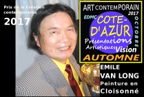 Emile VAN LONG, peintre, chercheur en art, Prix de la Création contemporaine