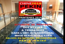 Styles et Tendances dans l'Art International Printemps 2018 - à PEKIN en CHINE