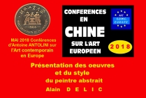Conférences Chine 2018 - Alain DELIC 