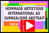VIDEO  SURREALISME ABSTRAIT HOMMAGE ARTISTIQUE <br/>INTERNATIONAL <br/> ■ EXPOSITION HOMMAGE DE LA PEINTRE ISABELLE GELI