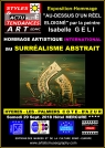 Affiche de l'Hommage artistique<br/>international au Surréalisme Abstrait
