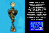 Grands Trophées de la Méditerranée des Styles et des Arts MARSEILLE 2019 - (EDMC) Nadine BERTULESSI, peintre