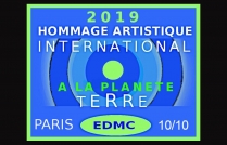 Logo de l'Hommage artistique international à la Planète Terre PARIS 2019 