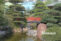 Une vue du Jardin Japonais de Monaco