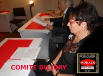 Annie d'HERPIN, co-présidente du Comité du Jury des Grands Trophées Internationaux des Styles Artistiques Monaco 2019