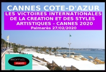 ■ VICTOIRES INTERNATIONALES DE LA CRÉATION ET DES STYLES ARTISTIQUES CANNES 2020